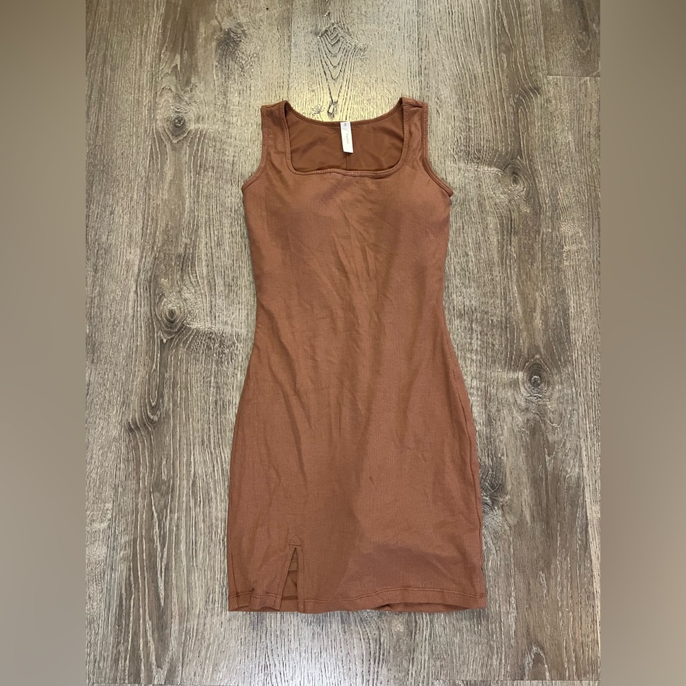 Popilush Shapewear Modal Sculpting Mini Tank Dress - Picture 3 of 8